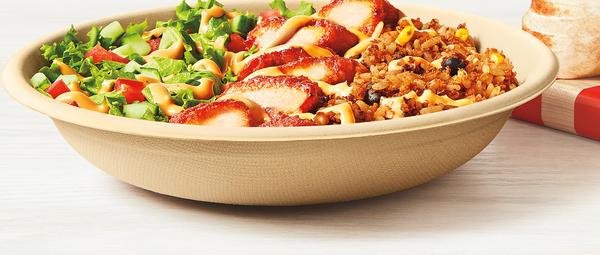 BBQ Chicken Loaded Bowl with Cheese