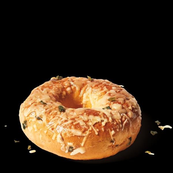 Jalapeño Asiago Mozzarella Bagel