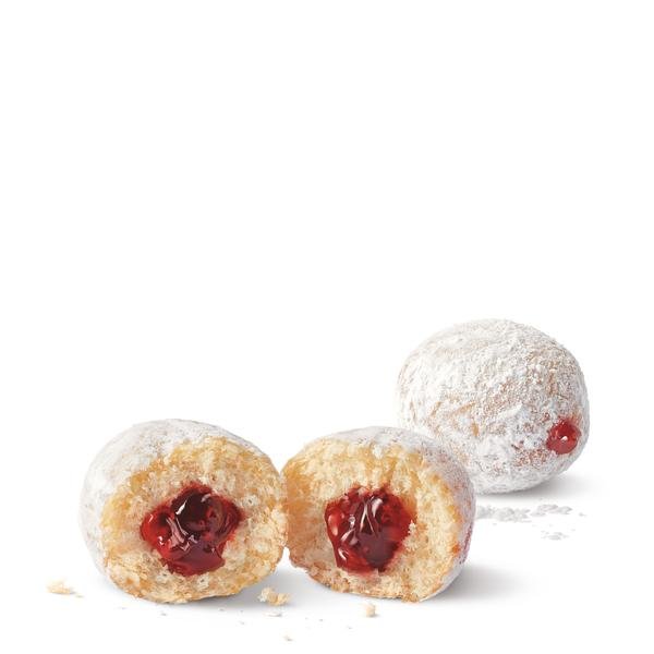 Powdered Strawberry Filled Timbit