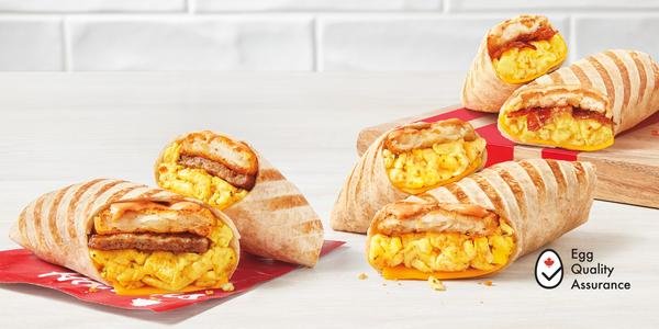 Scrambled Egg Loaded Wrap