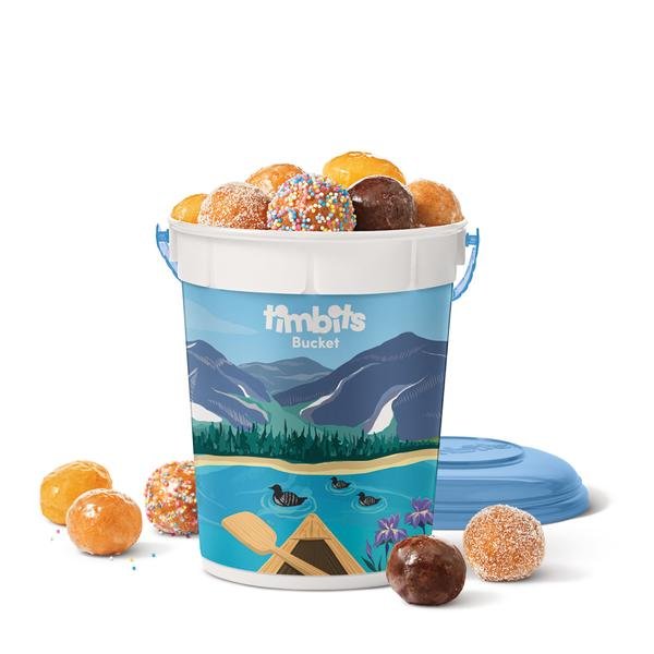 Summer Timbits Bucket with 30 Timbits